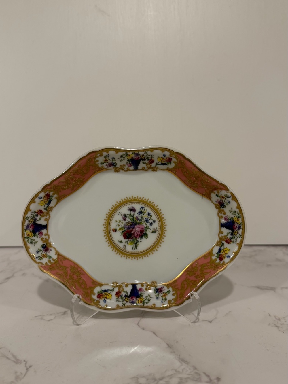 Vintage Andrea by Sadek Collection Sevres Trinket Dish Ring Dish Grandmillenial